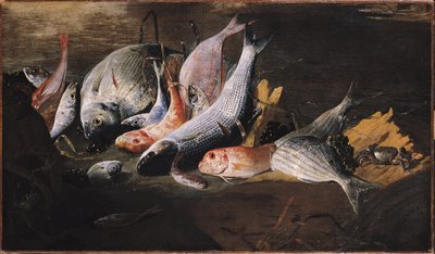 Fish and Crab by Giuseppe Recco